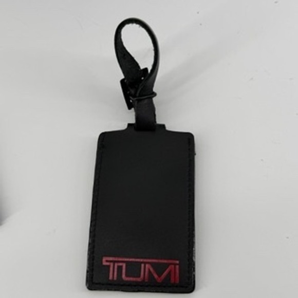 Tumi Leather Briefcase Laptop Bag, Luggage Tag, ID Wallet Black Business Travel - Picture 6 of 16